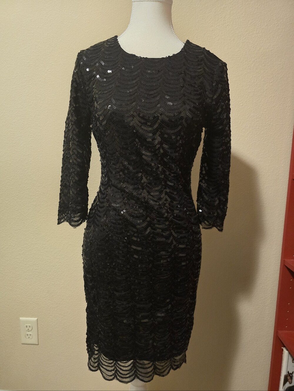 Lulu's Sequin Midi Dress
